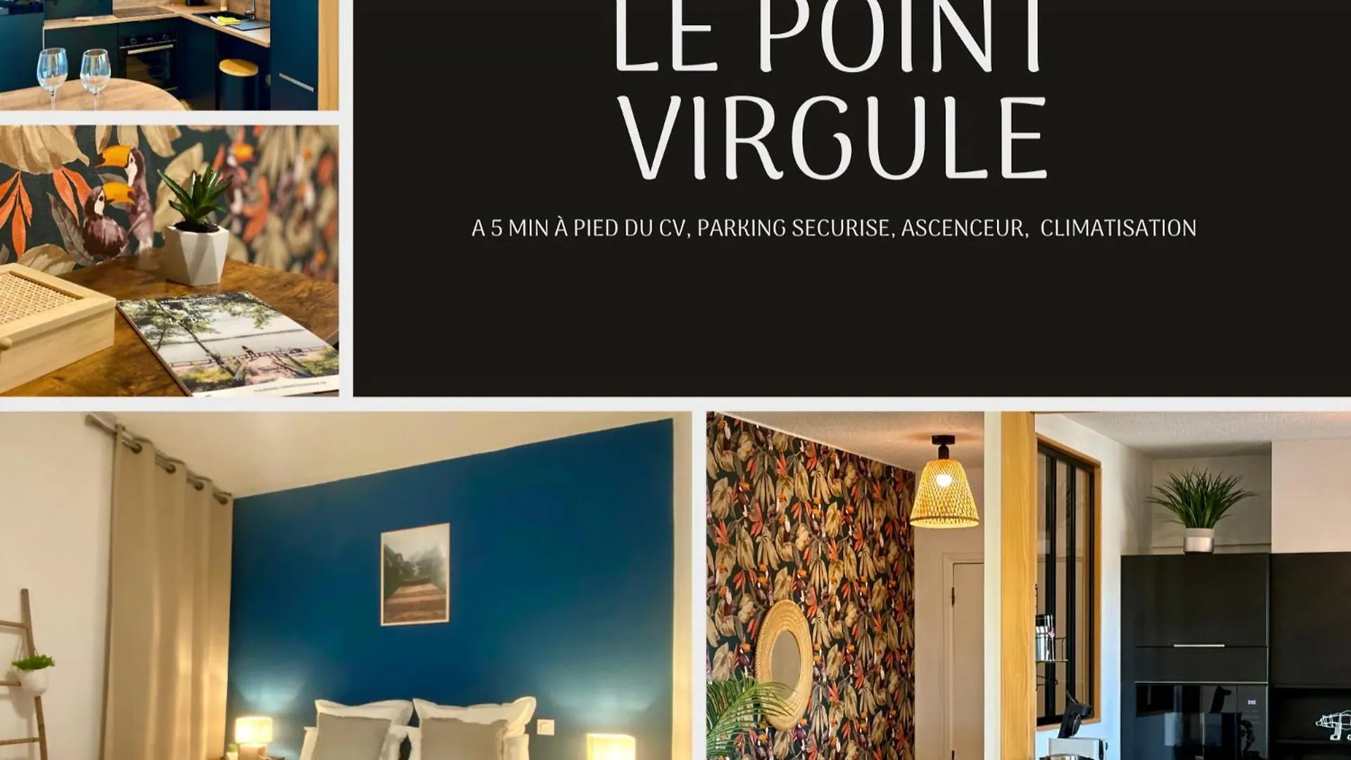 Le Point Virgule - Parking Prive - Climatisation Apartment Montauban